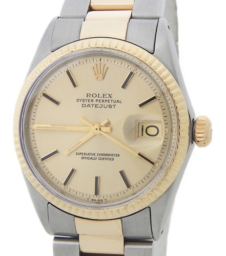 Mens rolex datejust 2tone - mens,