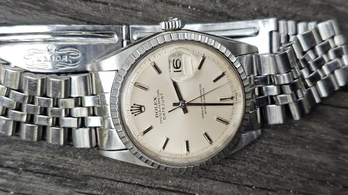 Rolex datejust 1603 - rolex, silver