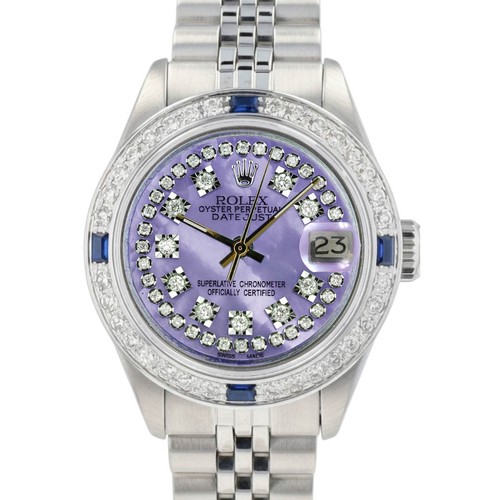 Rolex datejust 26mm purple - datejust,