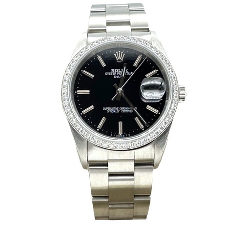 Rolex date 15200 black dial - date,